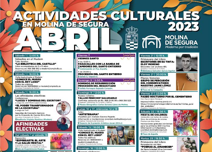 ACTIVIDADES CULTURALES ABRIL 2023 ACTIVIDADES CULTURALES ABRIL 2023