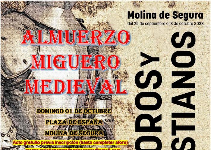 ALMUERZO MIGUERO MEDIEVAL. MOROS Y CRISTIANOS 2023 ALMUERZO MIGUERO MEDIEVAL. MOROS Y CRISTIANOS 2023