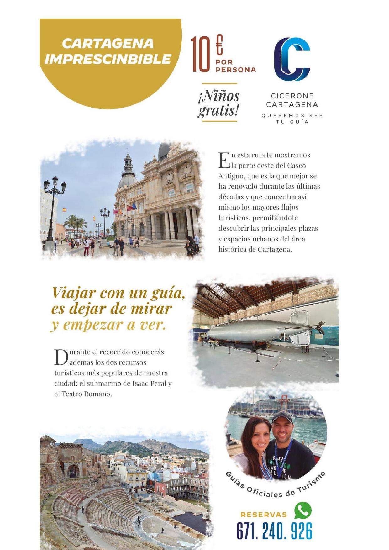 CARTAGENA IMPRESCINDIBLE - RUTA GUIADA - CICERONE CARTAGENA IMPRESCINDIBLE - RUTA GUIADA - CICERONE