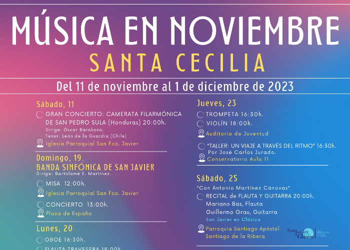 CONCIERTOS SANTA CECILIA CONCIERTOS SANTA CECILIA