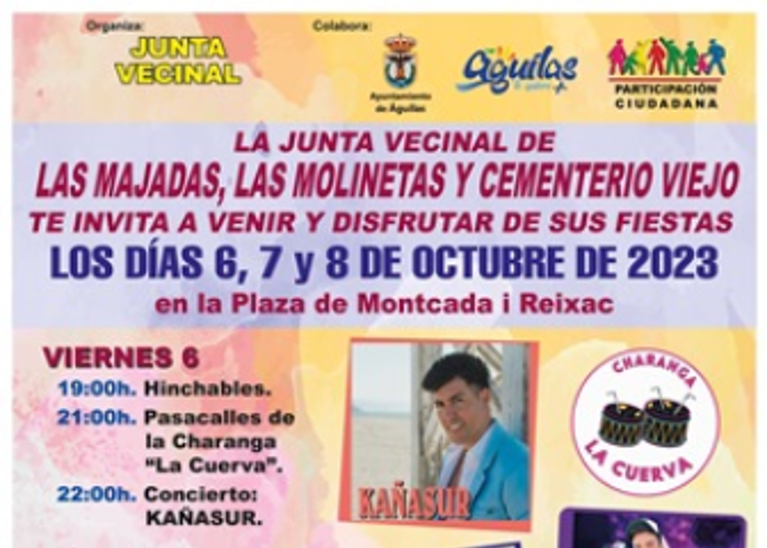 FIESTA VECINAL LAS MAJADAS, LAS MOLINETAS Y CEMENTERIO VIEJO. FIESTA VECINAL LAS MAJADAS, LAS MOLINETAS Y CEMENTERIO VIEJO.