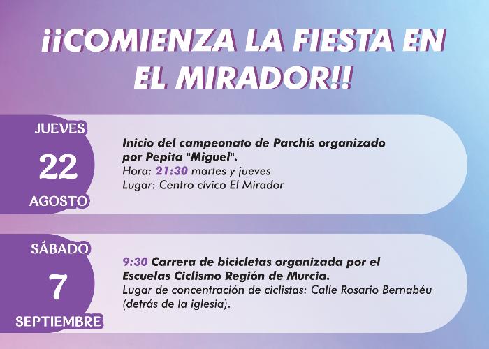 FIESTAS DE EL MIRADOR