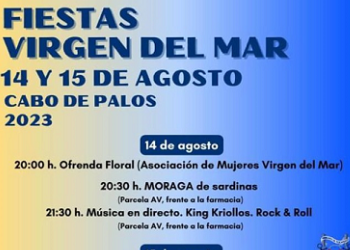 FIESTAS VIRGEN DEL MAR CABO DE PALOS