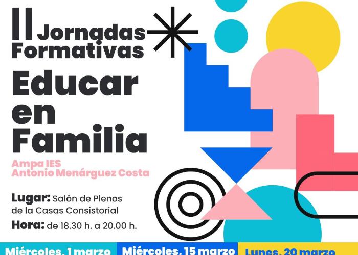II JORNADAS FORMATIVAS  'EDUCAR EN FAMILIA'