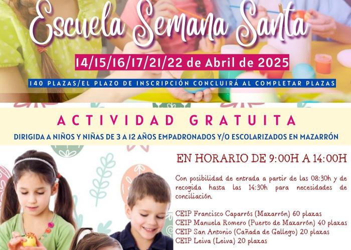 ESCUELAS DE SEMANA SANTA 2025