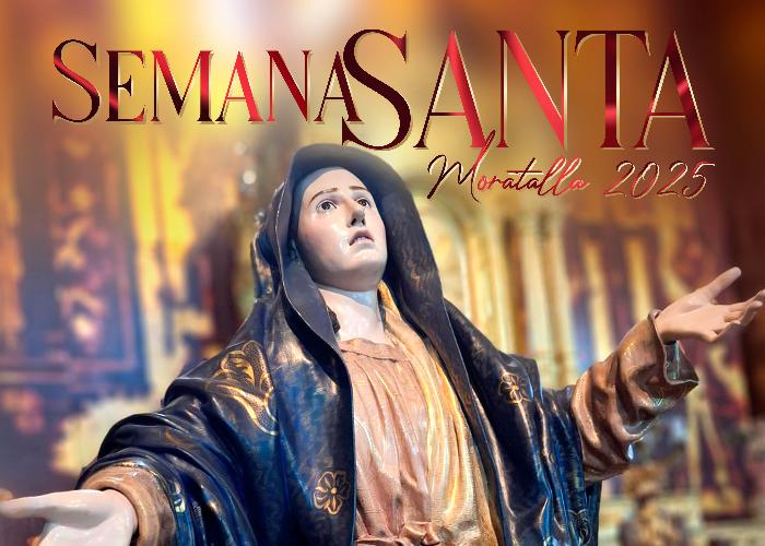 PROGRAMA Y CARTEL DE ACTOS RELIGIOSOS SEMANA SANTA DE MORATALLA 2025