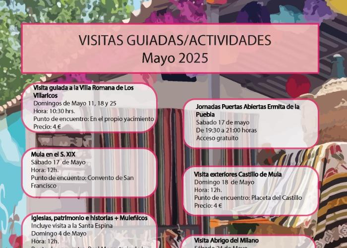 PROGRAMA VISITAS GUIADAS MULA MAYO