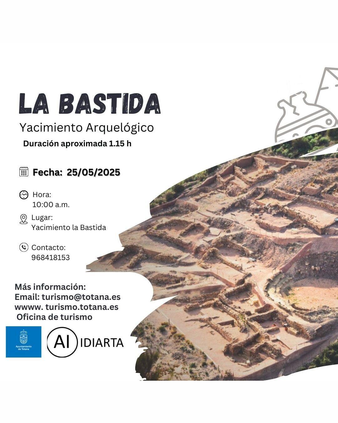 VISITA GUIADA AL YACIMIENTO ARGRICO DE LA BASTIDA , LA TROYA DE OCCIDENTE