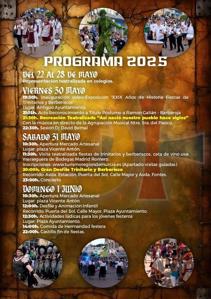 XXIX FIESTAS TRINITARIO BERBERISCAS DE TORRE PACHECO