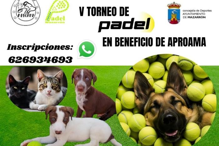 V TORNEO DE PDEL A BENEFICIO DE APROAMA