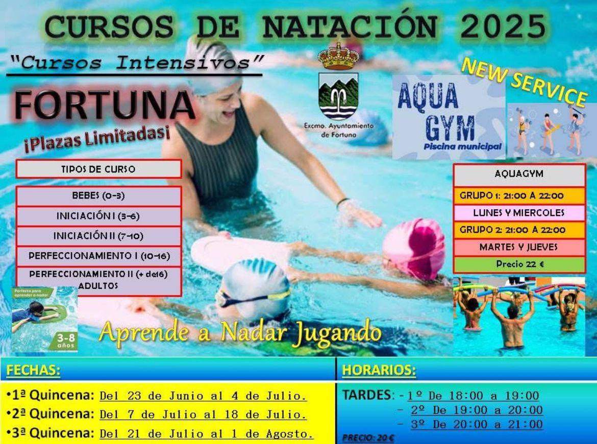 CURSOS DE NATACIN 2025