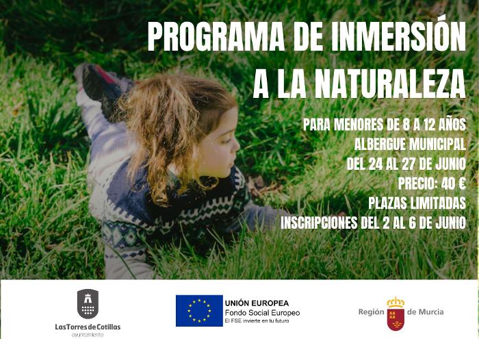 PROGRAMA DE INMERSIN A LA NATURALEZA