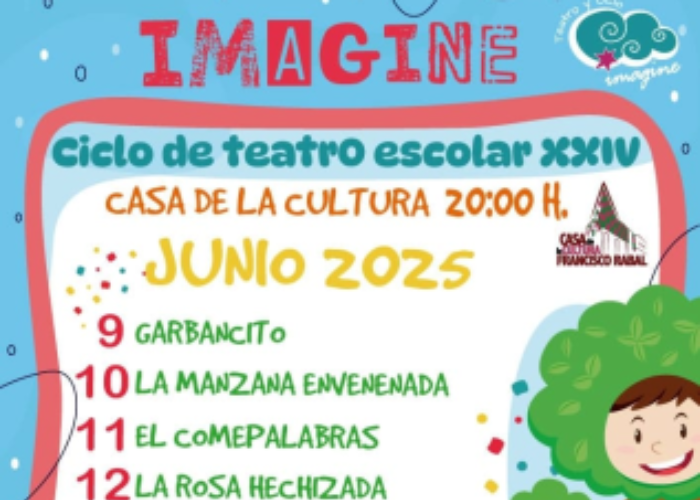 CICLO DE TEATRO ESCOLAR IMAGINE