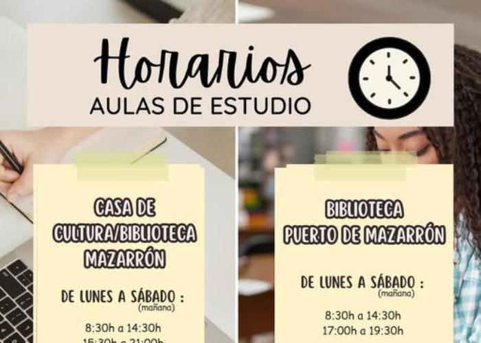 HORARIO SALAS DE ESTUDIO