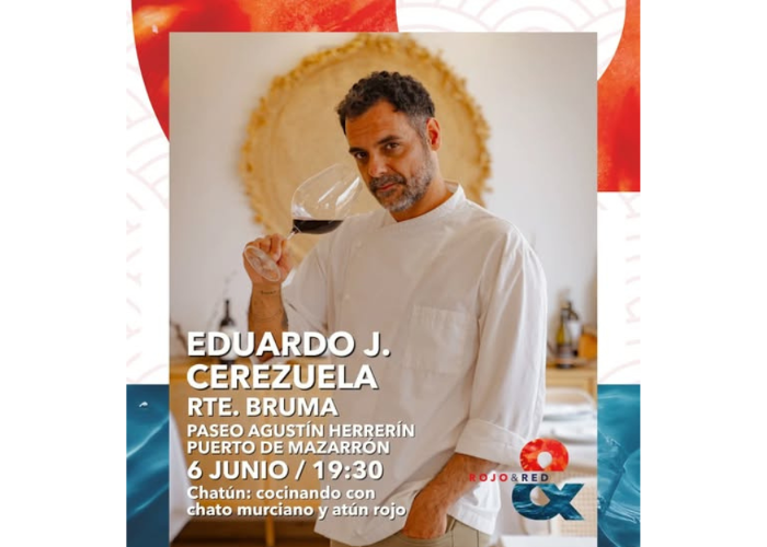 COCINANDO CON CHATO MURCIANO Y ATN ROJO. EDUARDO J. CEREZUELA