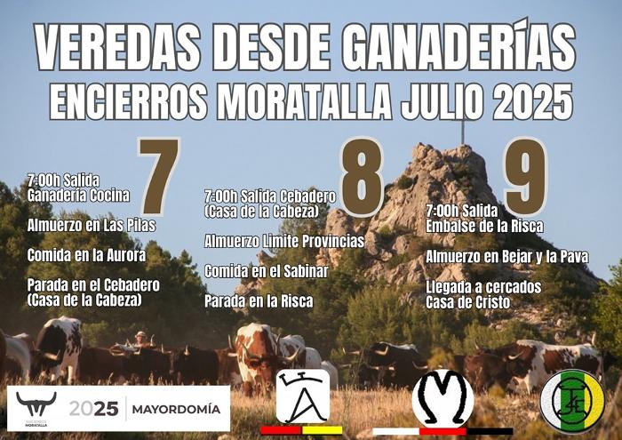 VEREDAS DE LOS ENCIERROS DE MORATALLA. FIESTAS STMO. CRISTO DEL RAYO 2025