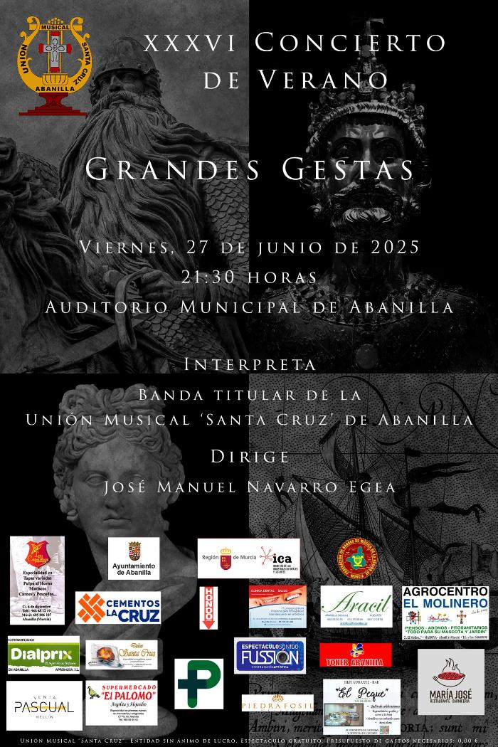 XXXVI CONCIERTO DE VERANO DE LA UNIN MUSICAL SANTA CRUZ