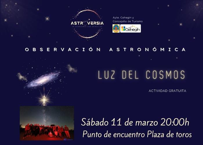 OBSERVACIN ASTRONMICA. LUZ DEL COSMOS  