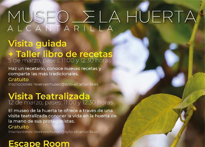 PROGRAMACIN MUSEO DE LA HUERTA