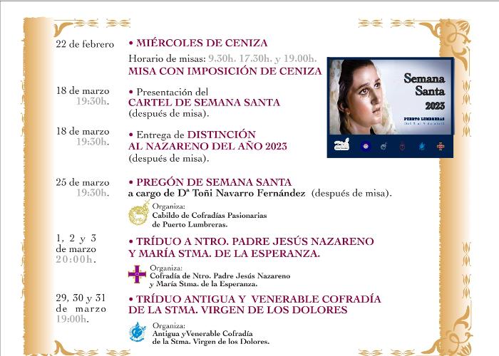 SEMANA SANTA DE PUERTO LUMBRERAS
