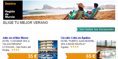 VACACIONES DESDE 33 EUROS