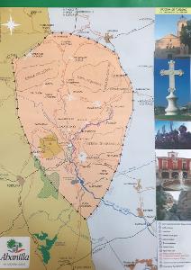 Callejero y mapa del trmino municipal de Abanilla  y mapa de carreteras