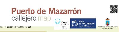 Plano callejero de Puerto de Mazarrón y Mazarrón 2022 / Street Map of Puerto de Mazarrón and Mazarrón 2022