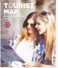 Regional tourist map in English language