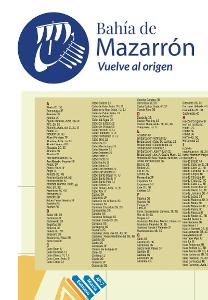 Street Map of Puerto de Mazarrn and Mazarrn 2023/ Plano callejero de Puerto de Mazarrn y Mazarrn 2023
