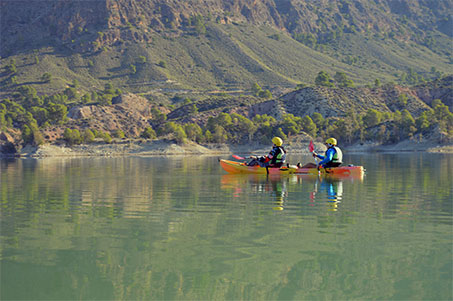 Kayak en el interior de la Región