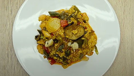 Receta Arroz y Verduras de la Regin de Murcia