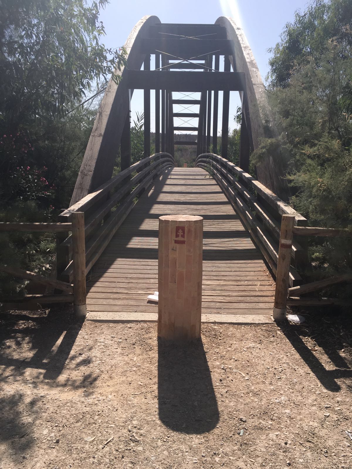 Marcas de pintura. Señalización Camino de Levante Marcas de pintura. Señalización Camino de Levante