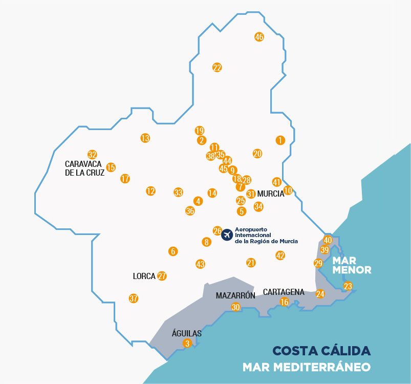 Mapa grande costa