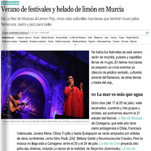 Verano de festivales y helado de limn en Murcia - El Viajero. El Pas