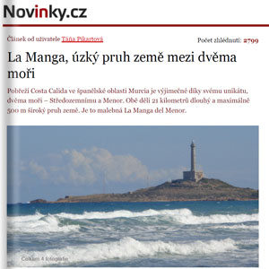 La Manga, zk phuh zem mezi dvma mori