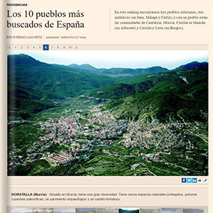 Los 10 pueblos ms buscados de Espaa. Expansin.com