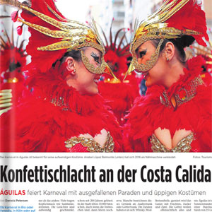 Konfettischlacht an der Costa Calida-Reise Journal