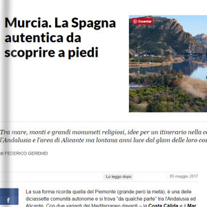 Murcia. La spagna autentica da scoprire a piedi-repubblica