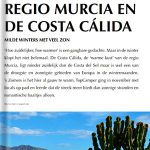 Regio Murcia en De Costa Cálida-Top Camper