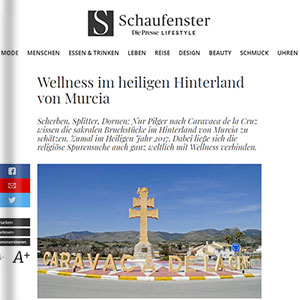 Wellness im heiligen Himterland von Murcia - Schaufenster