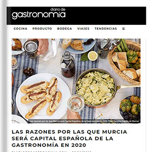 Razones por las que Murcia será capital española de gastronomía - Diario de gastronomía