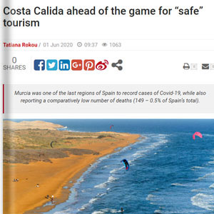 Costa Calida ahead of the game for safe tourism-Travel Daily News