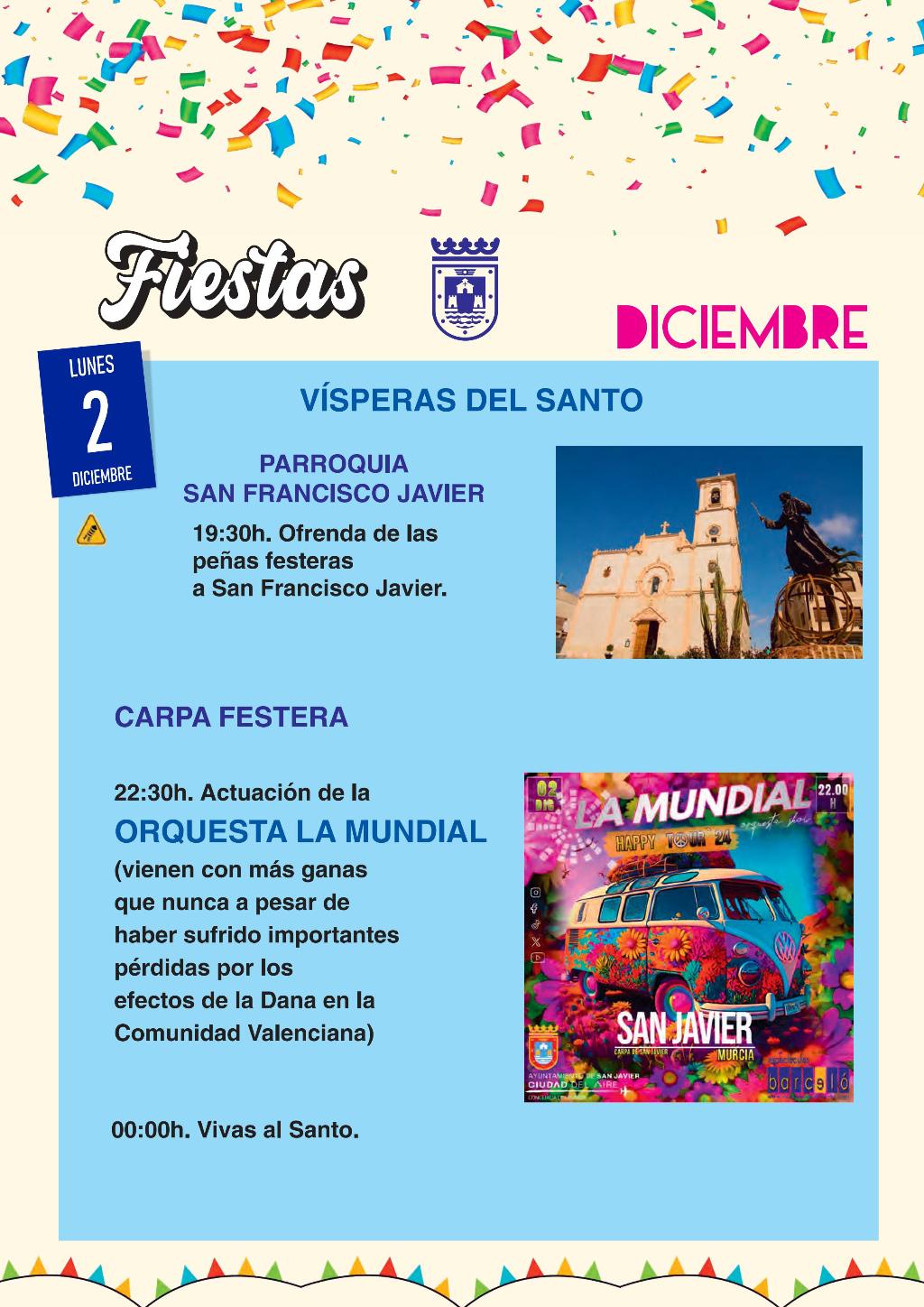 FIESTAS PATRONALES SAN JAVIER