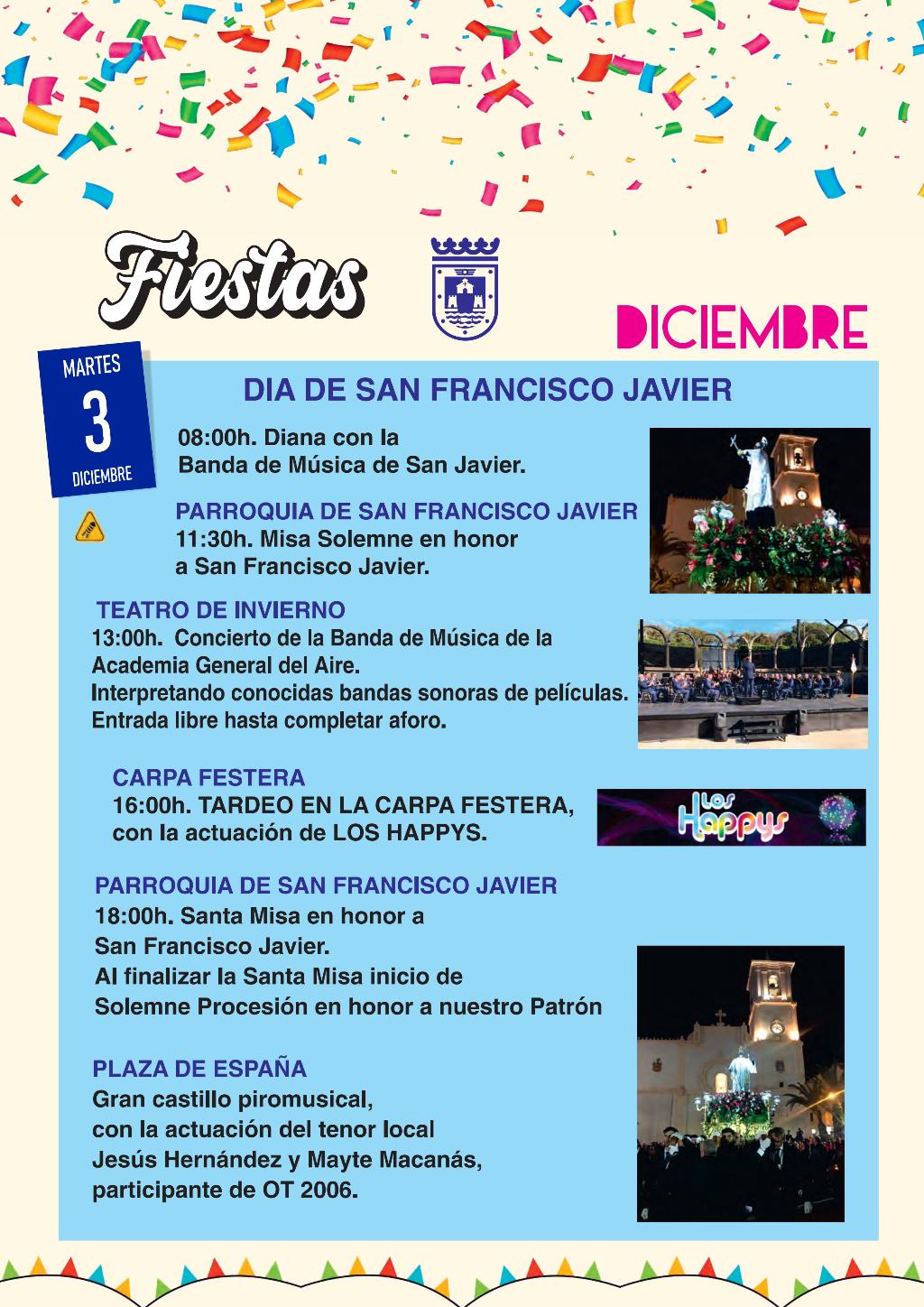 FIESTAS PATRONALES SAN JAVIER