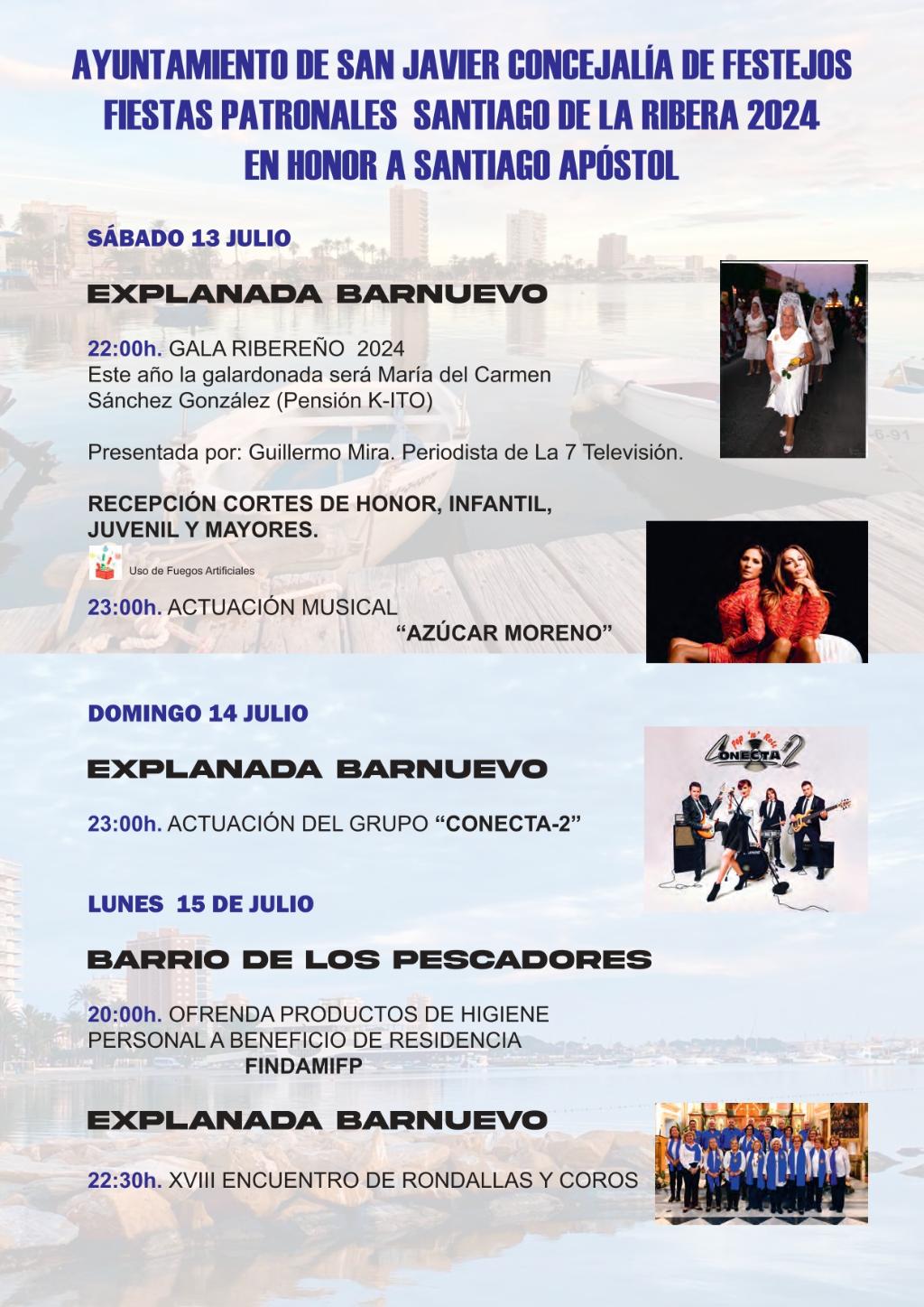 FIESTAS PATRONALES SANTIAGO DE LA RIBERA