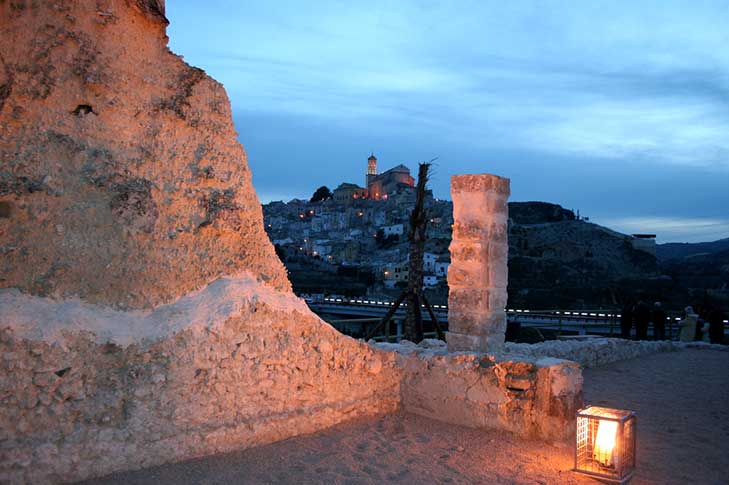 RUINAS DE LA ERMITA DE SAN SEBASTIN. MIRADOR