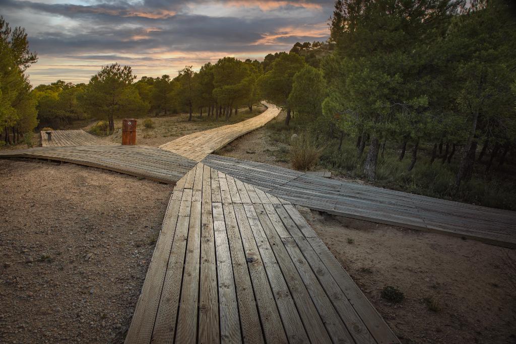 SENDERO AZUL DEL MIRADOR Y PASARELAS DE LA MOLINETA