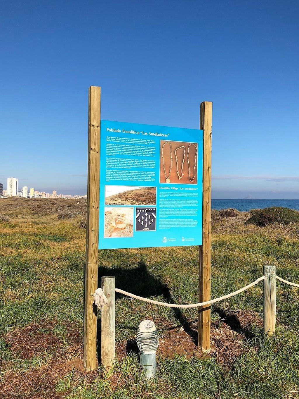 BLAUER PFAD WANDERUNG 10.000 SCHRITTE LA MANGA- CABO DE PALOS